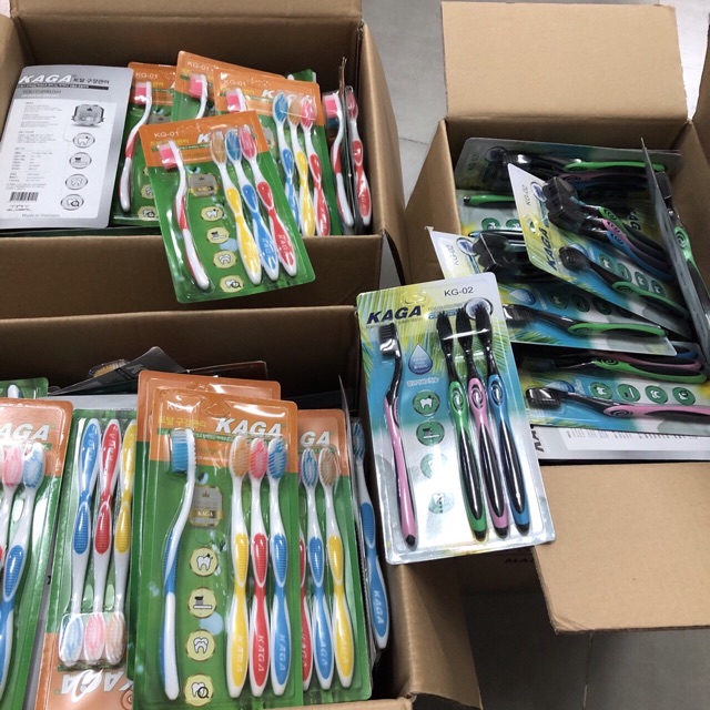 COMBO SET 4 BÀN CHẢI