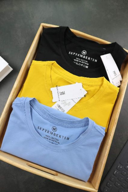 [Mã SKAMCLU7 giảm 10% Tối Đa 50K đơn 0Đ] Áo thun T-shirts Cotton lụa - September7th | BigBuy360 - bigbuy360.vn