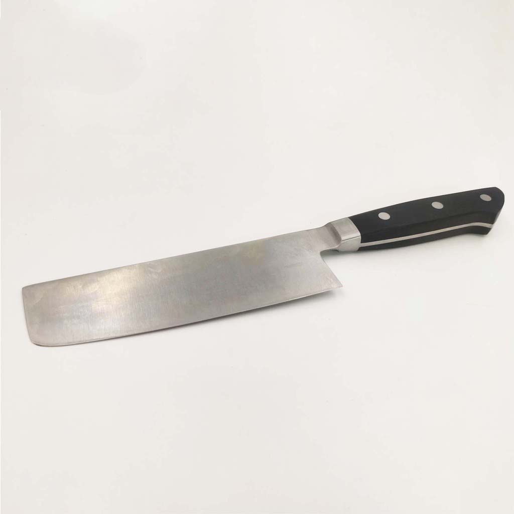 Dao bếp Nhật bản Nakiri đầu vuông lưỡi 16.5cm cán nhựa ABS Dao-A