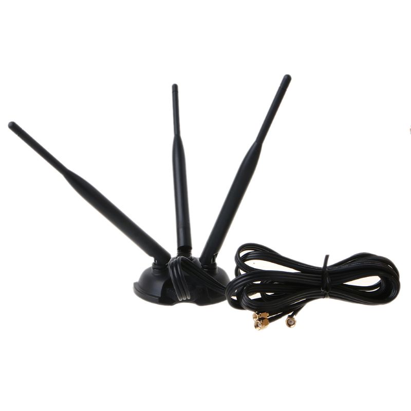 Bộ ChuyểN ĐổI Wifi 2.4 / 5.8G RP-SMA PCI + 3 Thẻ BàI TiệN DụNg