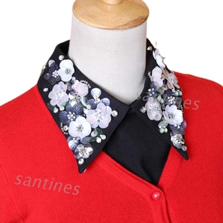 Vòng Cổ Choker Đính Kim Sa Hình Hoa Xinh Xắn Cho Nữ