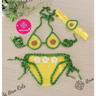 Bikini cho bé gái hình trái cây
