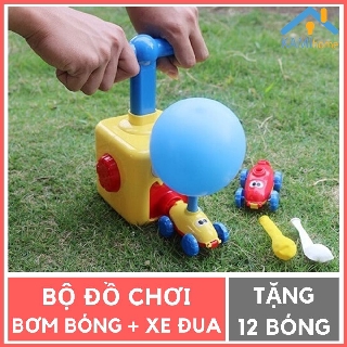 Đồ chơi Xe đua bóng bay cho bé (Tặng kèm 12 bóng bay) Kami