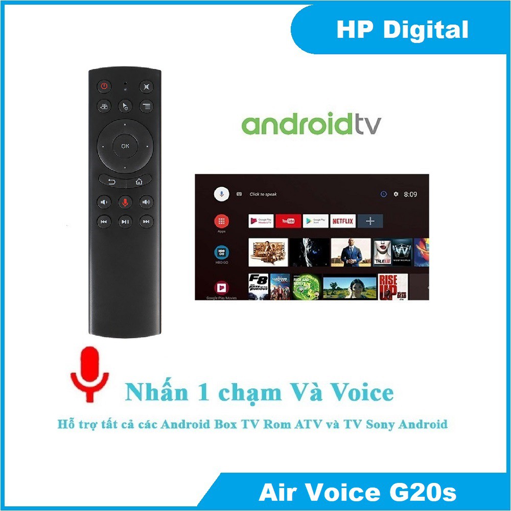 Điều khiển chuột bay tìm kiếm giọng nói Remote Mouse Air G20s