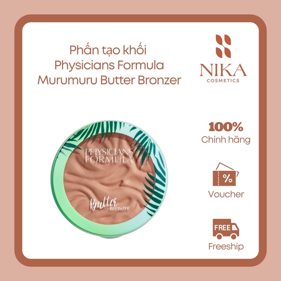 Phấn tạo khối Physicians Formula Murumuru Butter Bronzer 11g [Nika Cosmetics]