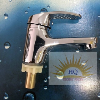 Vòi chậu lavabo 1 đường nước lạnh tay gậy gù - vòi chậu rửa - vòi lavabo