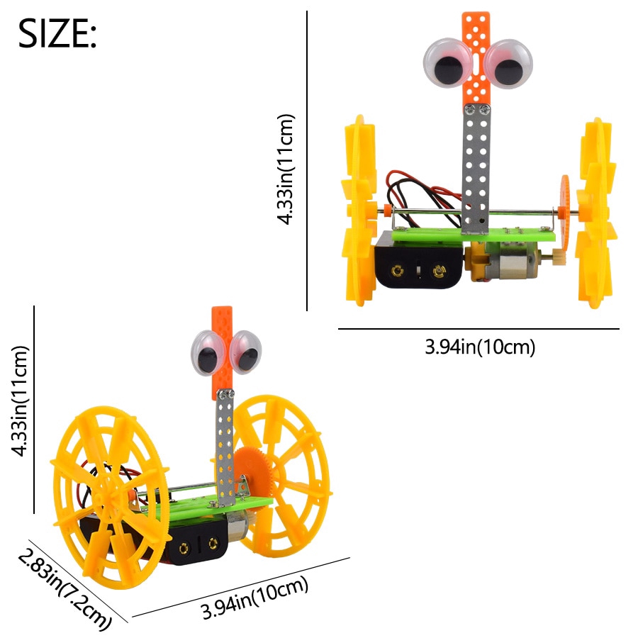 Bộ Đồ Chơi Lắp Ráp Mô Hình Xe Cân Bằng Diy Cho Bé