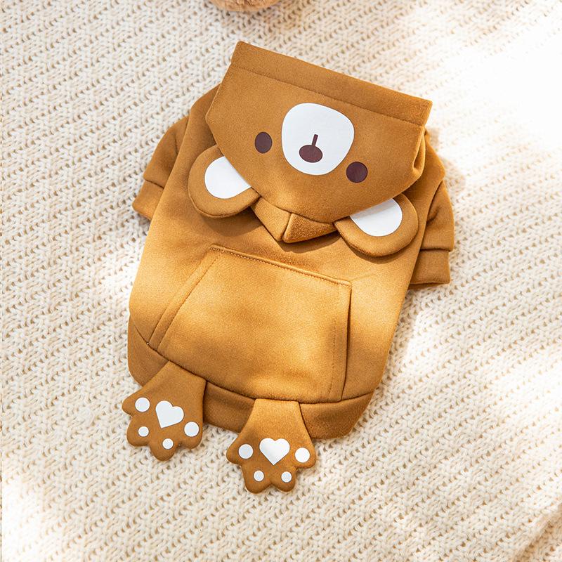 Quần áo chó mèo thú cưng: Áo hoodie hình con vật đáng yêu