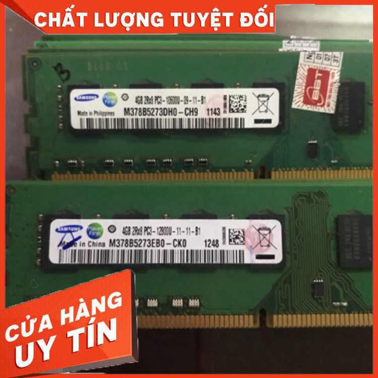 RAM PC 4GB BUS 1333/1600 RAM chính hãng