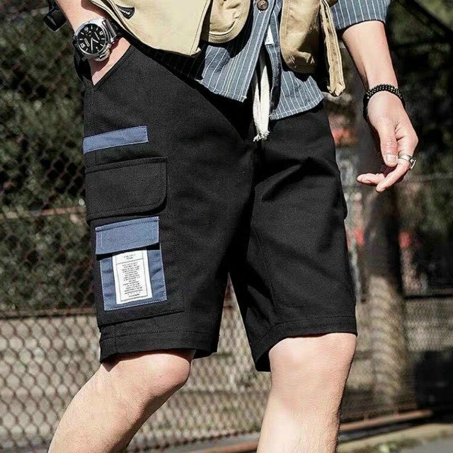 Quần SHORT Kaki Túi Hộp IN CHỮ Cao Cấp Nam Nữ Trẻ Trung Năng Động Cá Tính Unisex AQSTORE