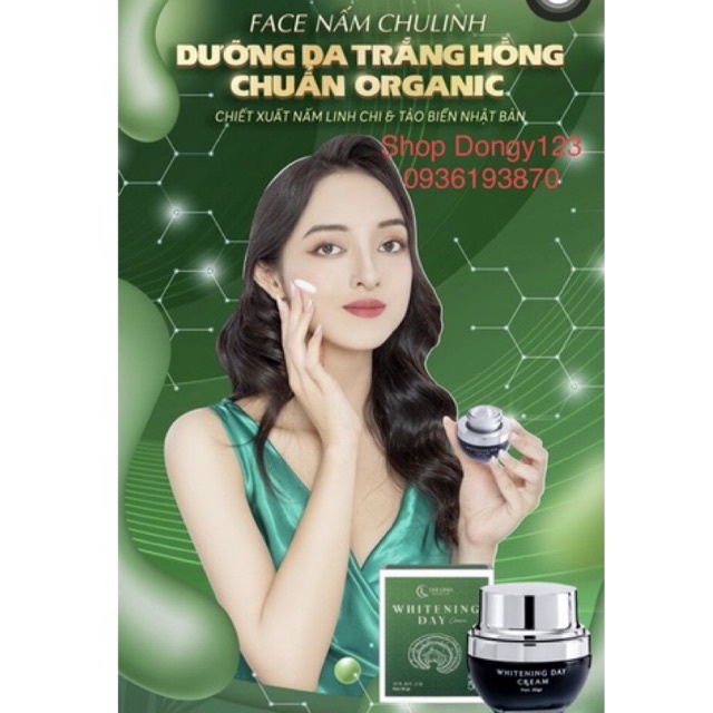 KEM NẤM CHULINH  [CHÍNH HÃNG] ❤️ FACE NẤM CHU LINH DƯỠNG DA TRẮNG HỒNG