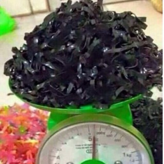 Túi 1 kg chun buộc tóc đen dày