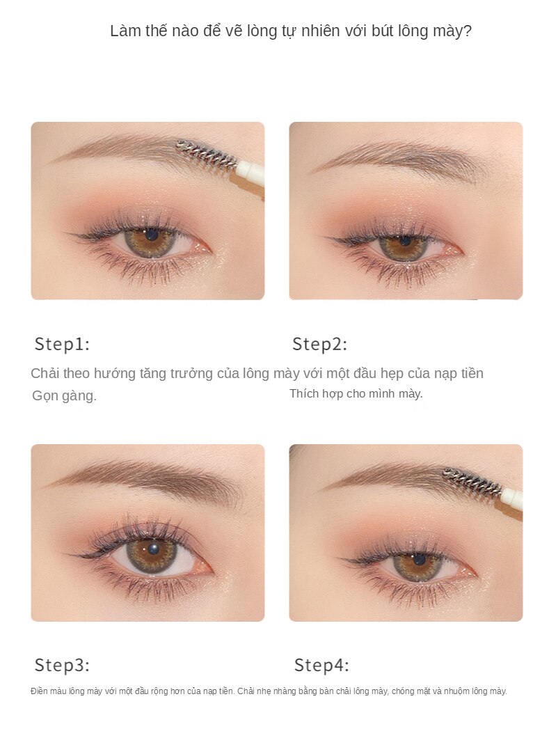  [Hàng mới về] Chì Kẻ Mày Hai Đầu Siêu Mỏng Kháng Nước Chống Mồ Hôi Lâu Trôi Không Lem | BigBuy360 - bigbuy360.vn