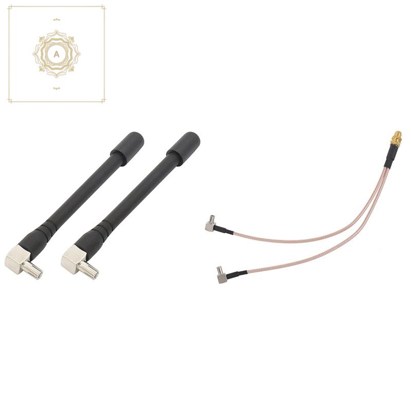 1 Dây Cáp Kết Nối Ăng Ten Mở Rộng Chuyển Đổi Sma Cái Sang Y Type 2 X Ts9 4g Ts9 8 Inch