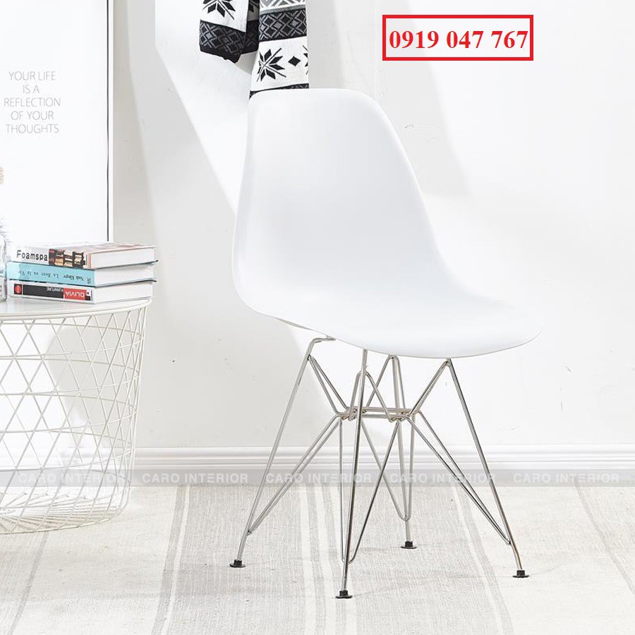 GHẾ NHỰA EAMES CHÂN SẮT 1028A | BigBuy360 - bigbuy360.vn