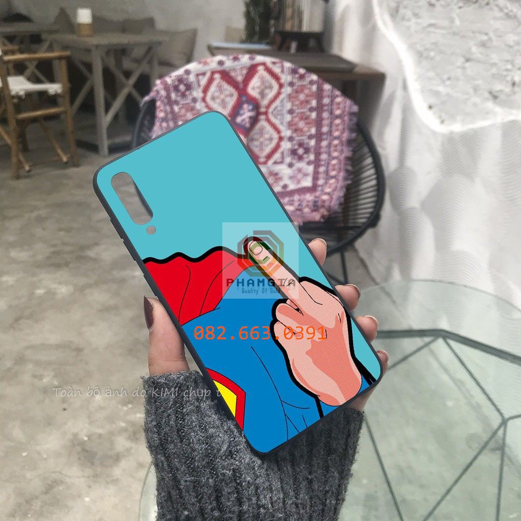 Ốp lưng ép kính chống bể Vsmart Live các siêu anh hùng