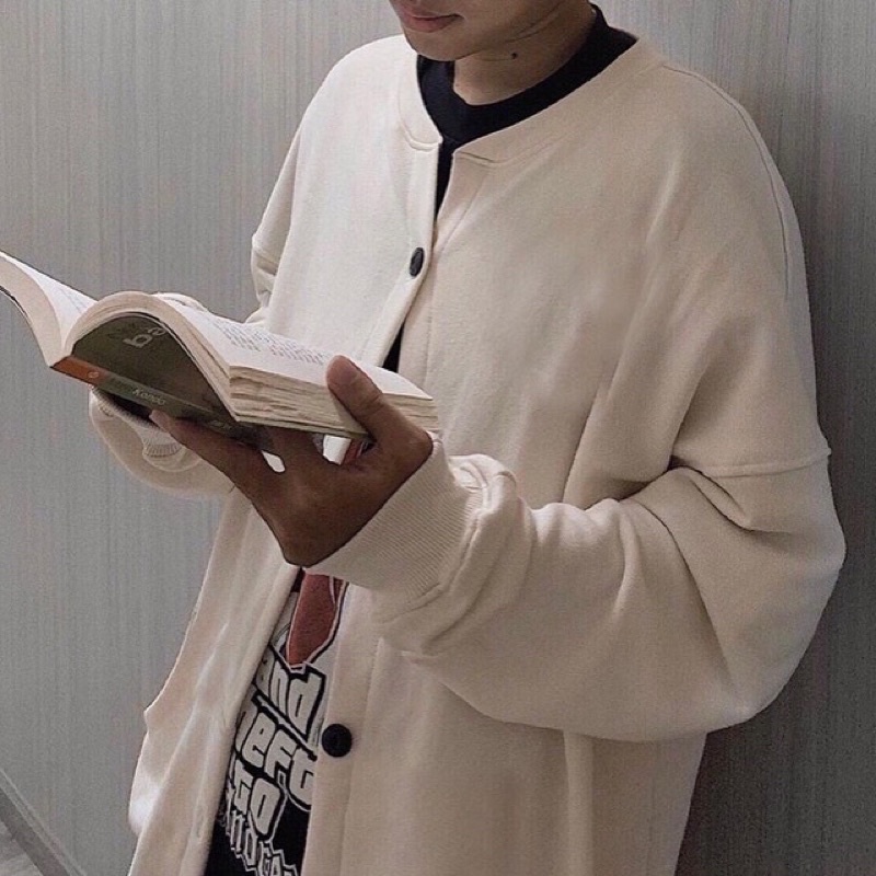 Áo khoác cardigan nam nữ form rộng siêu xinh luôn ạ