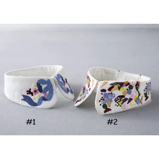 Cổ áo tháo rời thêu cách điệu - Mã CN08 CN07