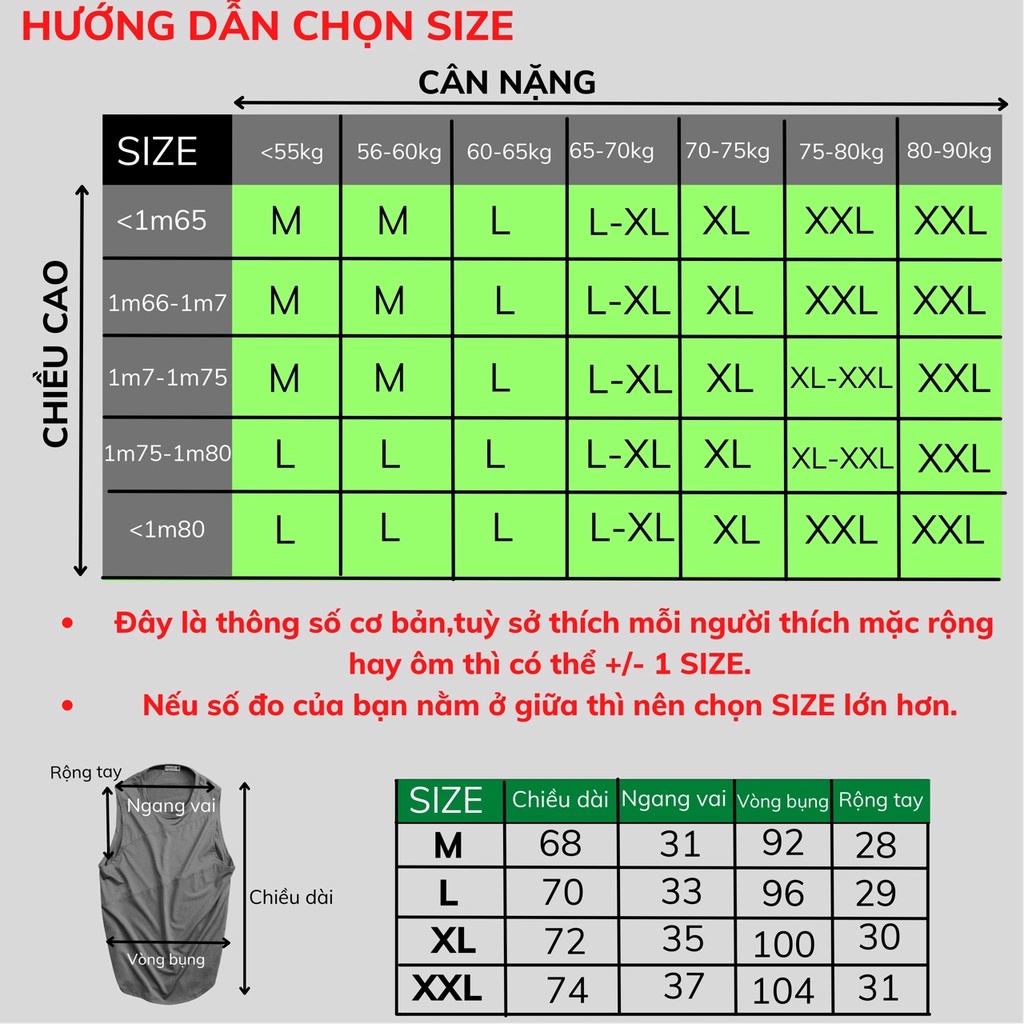 Áo ba lỗ,tanktop nam REETA chất thun lạnh thể thao mát lạnh, thấm hút mồ hôi