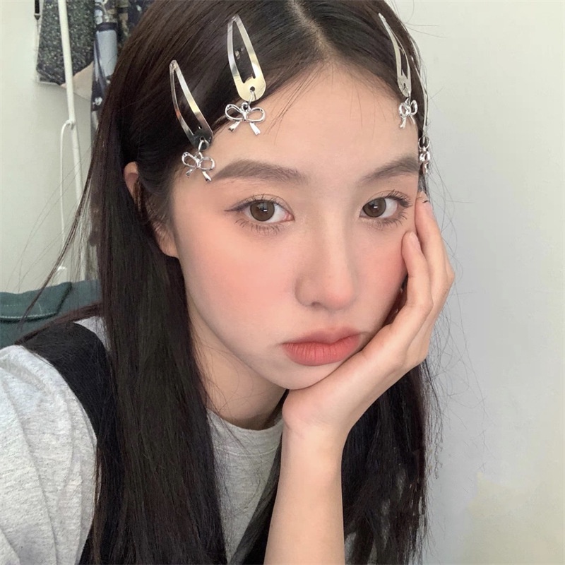 Kẹp Tóc Kim Loại Cá Tính Ngọt Ngào Cho Nữ