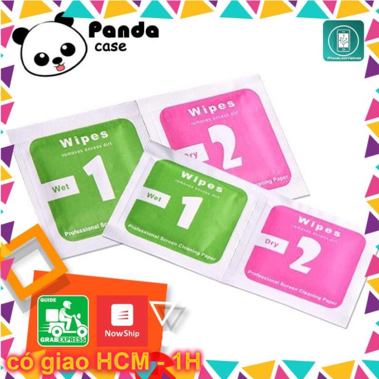 Khăn giấy Lau 1 2 kính cường lực A-I-PHÔN 5/5s/6/6s/7/7plus/8/8plus/plus/x/xr/xs/11/12/pro/max - PandaCase