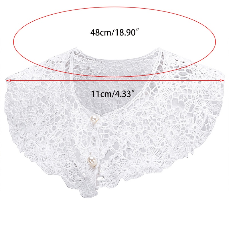 Cổ Áo Rời Cổ Tròn Chất Liệu Cotton Thời Trang Cho Nữ