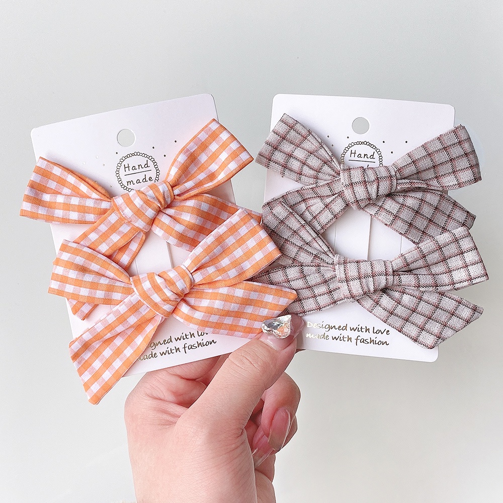 RainBow Bows Set 2 Kẹp Tóc Nơ Xinh Xắn Dành Cho Bé Gái