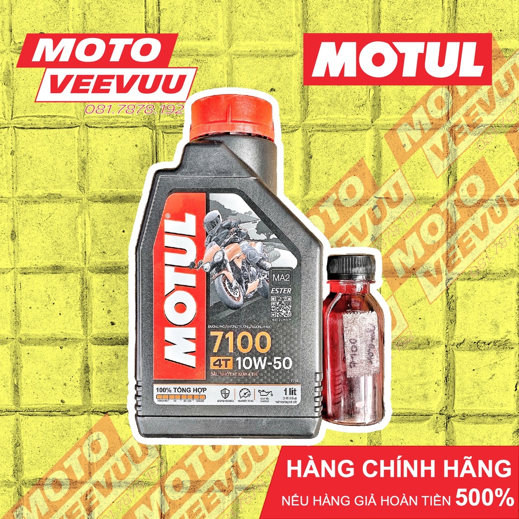 [ĐỐ BẠN KIẾM GIÁ RẺ HƠN] Dầu nhớt xe máy số Motul 7100 10W50 Ester 1L, 1L1, 1L2, 1L3, 1L4