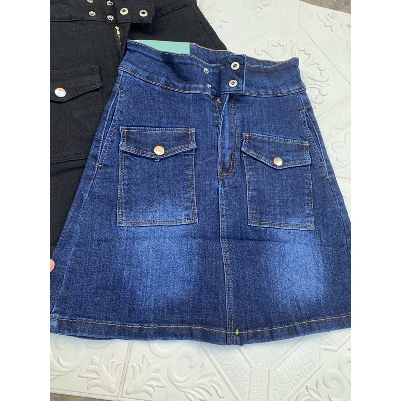 Chân Váy Bò Co Giãn 4 Khuy Hàng Đẹp | BigBuy360 - bigbuy360.vn