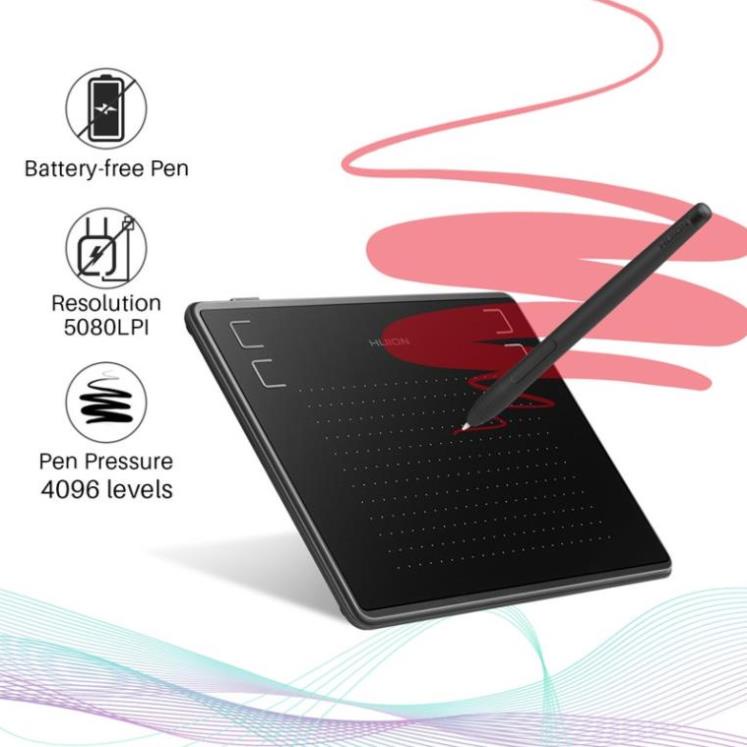 Bộ bút vẽ điện tử với màn hình vẽ tablet Huion H430P 5080lpi
