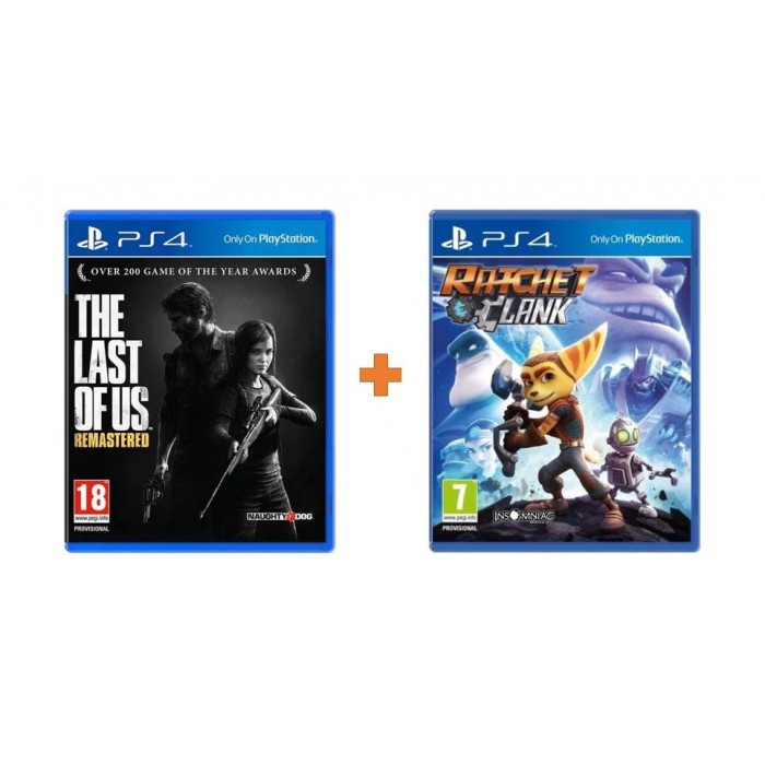 Combo 3 Game Ps4 ( The Last Off Us + Uncharted 4+ Cratchet &Clank) - Hệ Asia - Hàng Nhập Khẩu