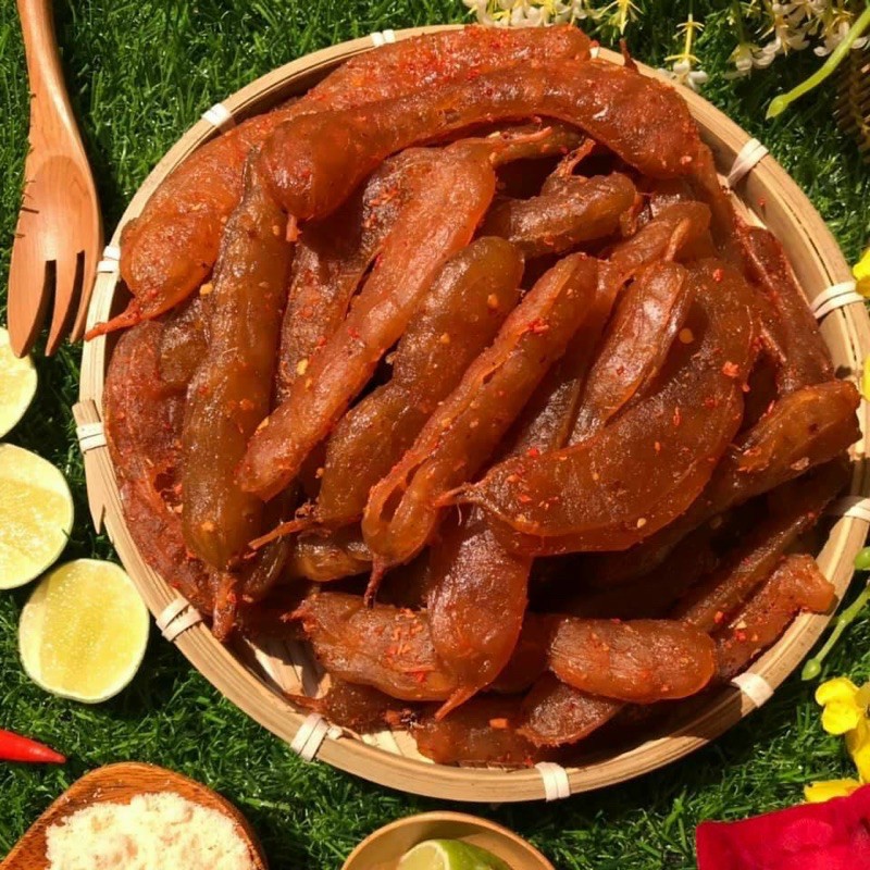 Hộp 500gr Me rim muối ớt - loại đặc biệt