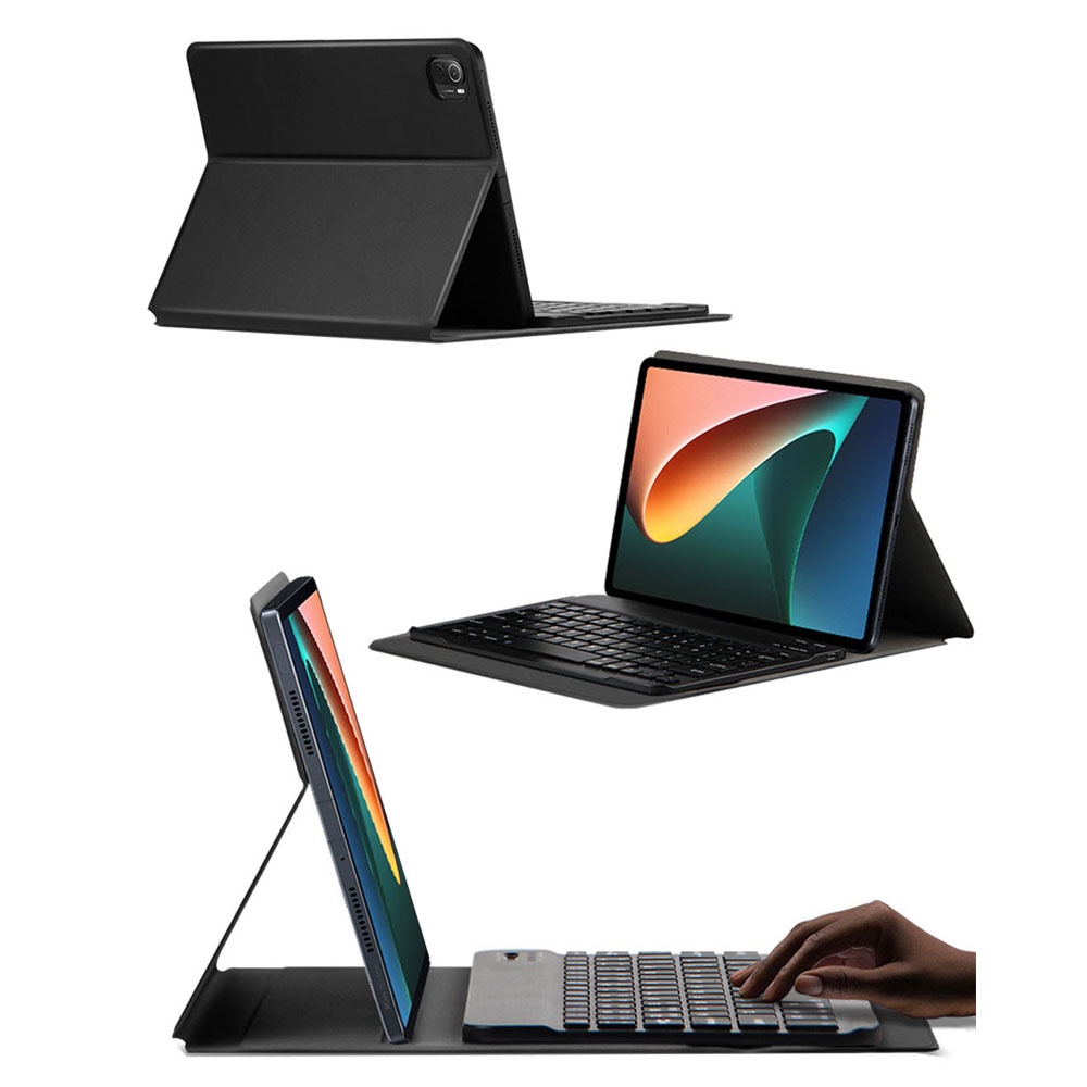 Bao da máy tính bảng kèm bàn phím Bluetooth cho Xiaomi Pad 5 Pro 2021 Mipad Mi Pad 5
