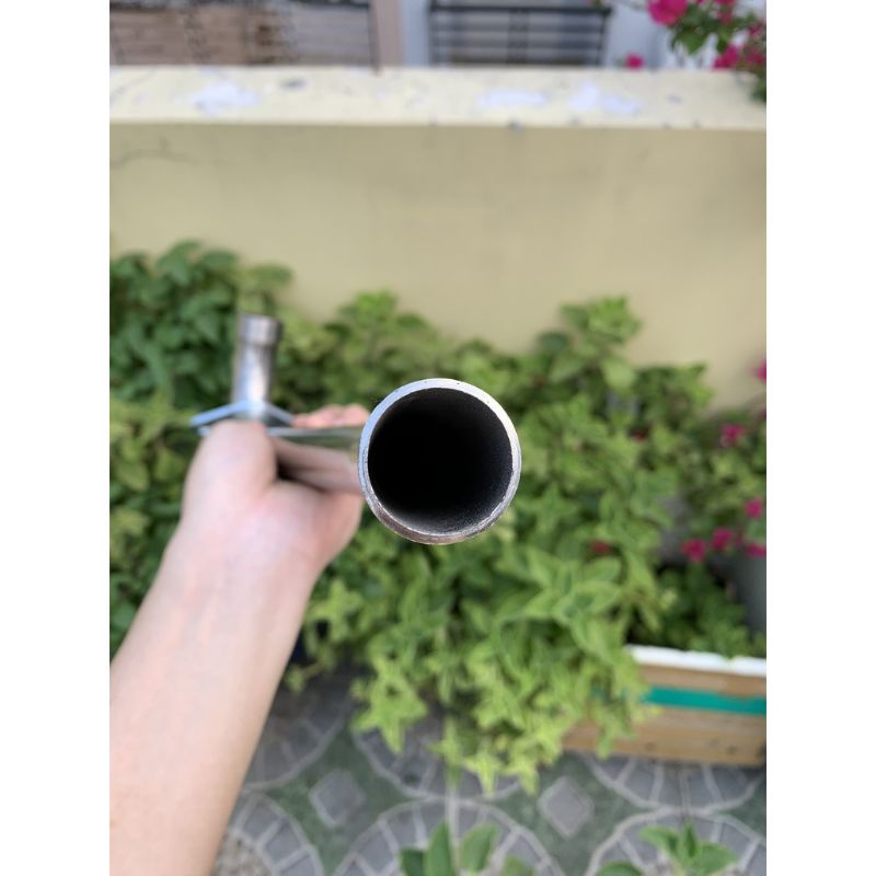 Cổ pô inox sirius jupiter 27mm dùng cho pô zin pô uma spark ex2010