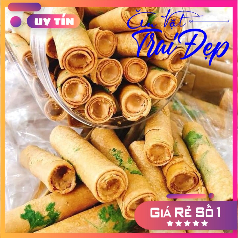 Bánh Ống Ngò Nhân Đậu Phộng Trai Đẹp 450G