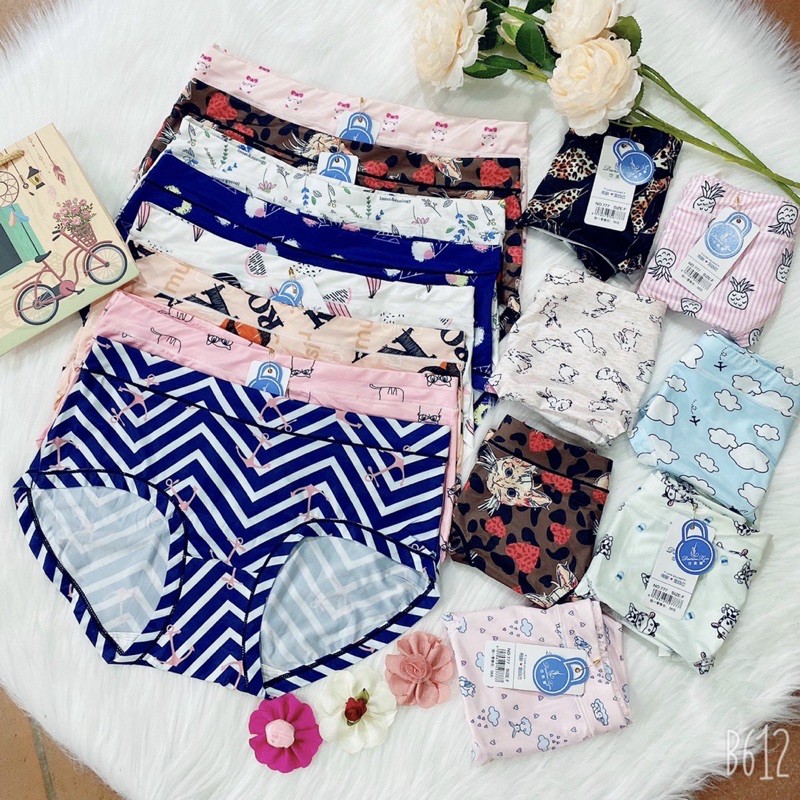 [Mã 12FASHIONSALE1 giảm 10K đơn 50K] Quần lót điều hoà cạp trung siêu mát 009 38-55kg | BigBuy360 - bigbuy360.vn