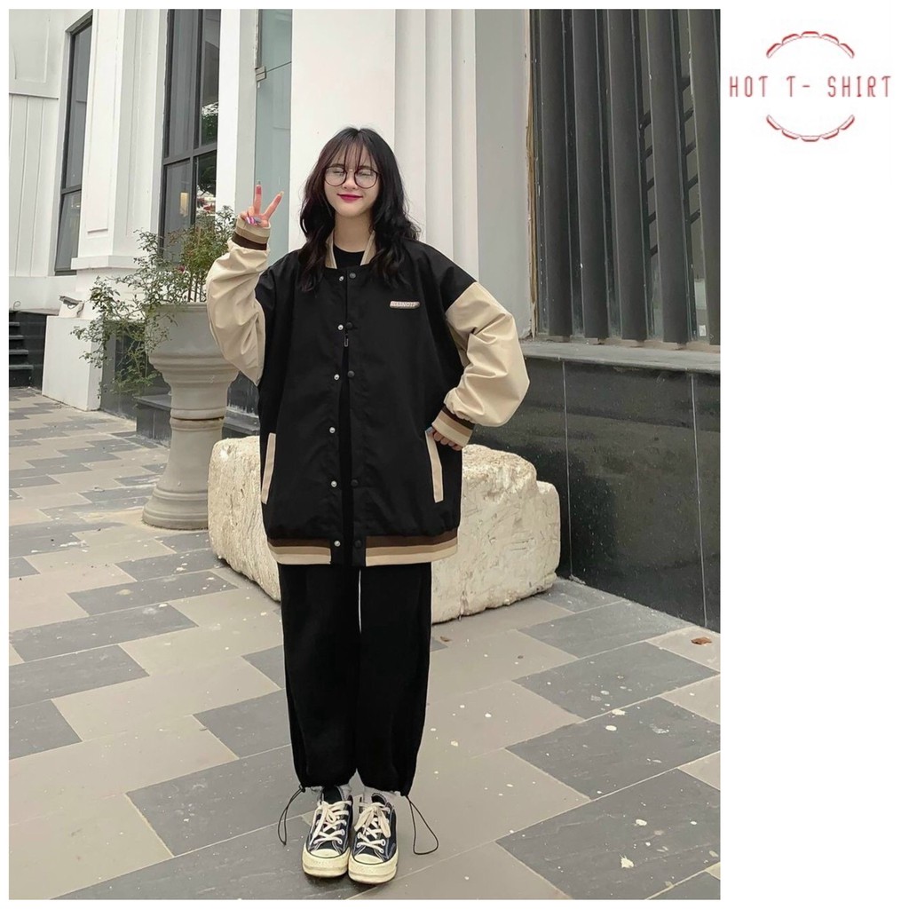 Áo Khoác Dù Cặp Đôi Nam Nữ Unisex HOT.TSHIRT - Áo Khoác Gió Bomber Jacket Dù Nam Nữ Form Rộng | BigBuy360 - bigbuy360.vn