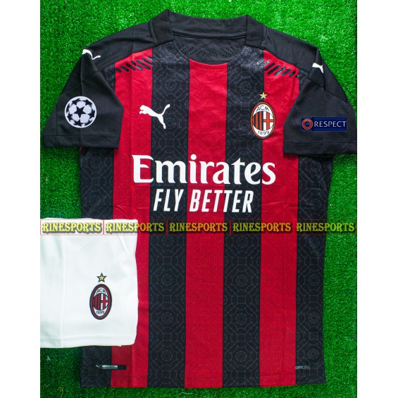 Bộ ac milan Super bodyfix Thailand mùa giải 2020-2021 Giống chính hãng 100%