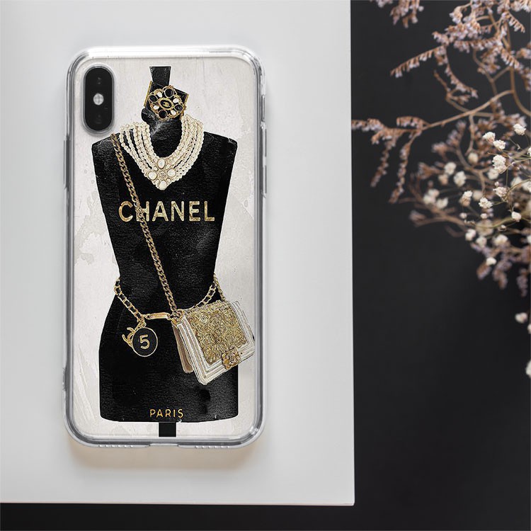 Ốp Iphone Chanel  màu hồng dịu dàng Cho các dòng Iphone từ 5 đến 12 pro max CHAPOD00083