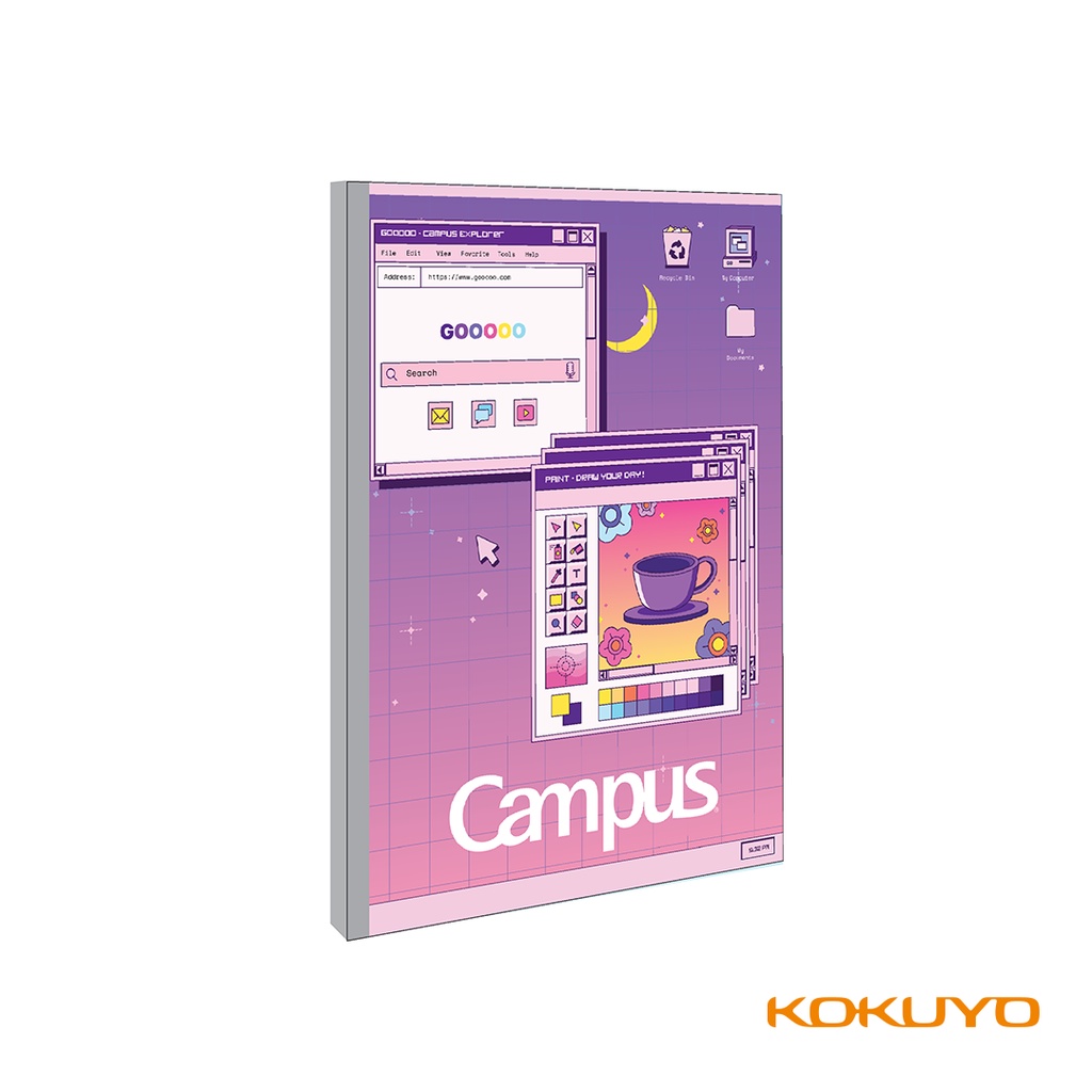 Tập Vở Kẻ Ngang Có Chấm Campus PC Old B5 80 Trang Chính Hãng Cây Đầu To
