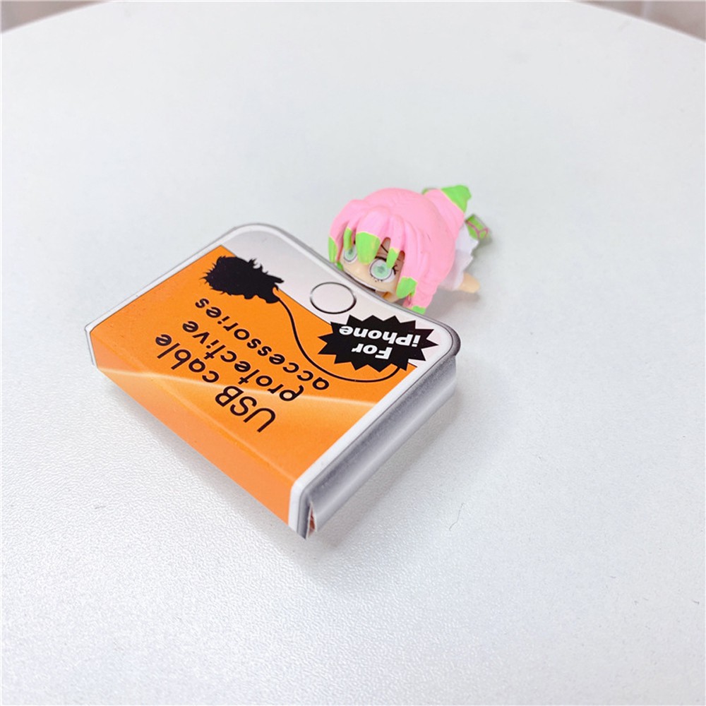 EPOCH Phụ Kiện Bảo Vệ Dây Cáp Sạc Điện Thoại Thiết Kế Hoạt Hình Dễ Thương