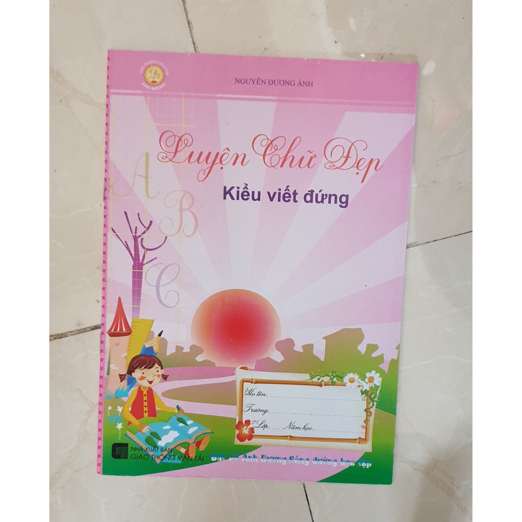 [Bebu123] Vở mẫu ô ly luyện chữ đẹp - Kiểu viết đứng