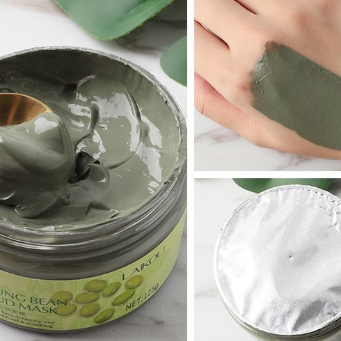 Mặt Nạ Bùn Đậu Xanh Laikou Mung Bean Mud Mask