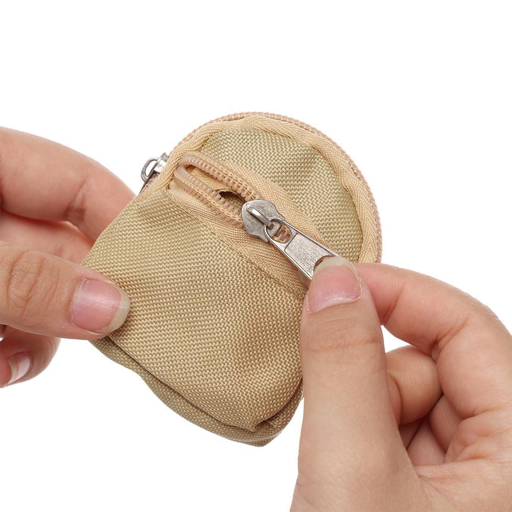 ME 1 Ba Lô Mini Có Khóa Kéo Đôi Dành Cho Búp Bê Zero Ví