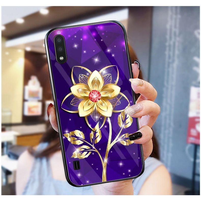 Ốp Lưng SAMSUNG GALAXY A01, M10 Ốp kính bóng cao cấp mới nhất