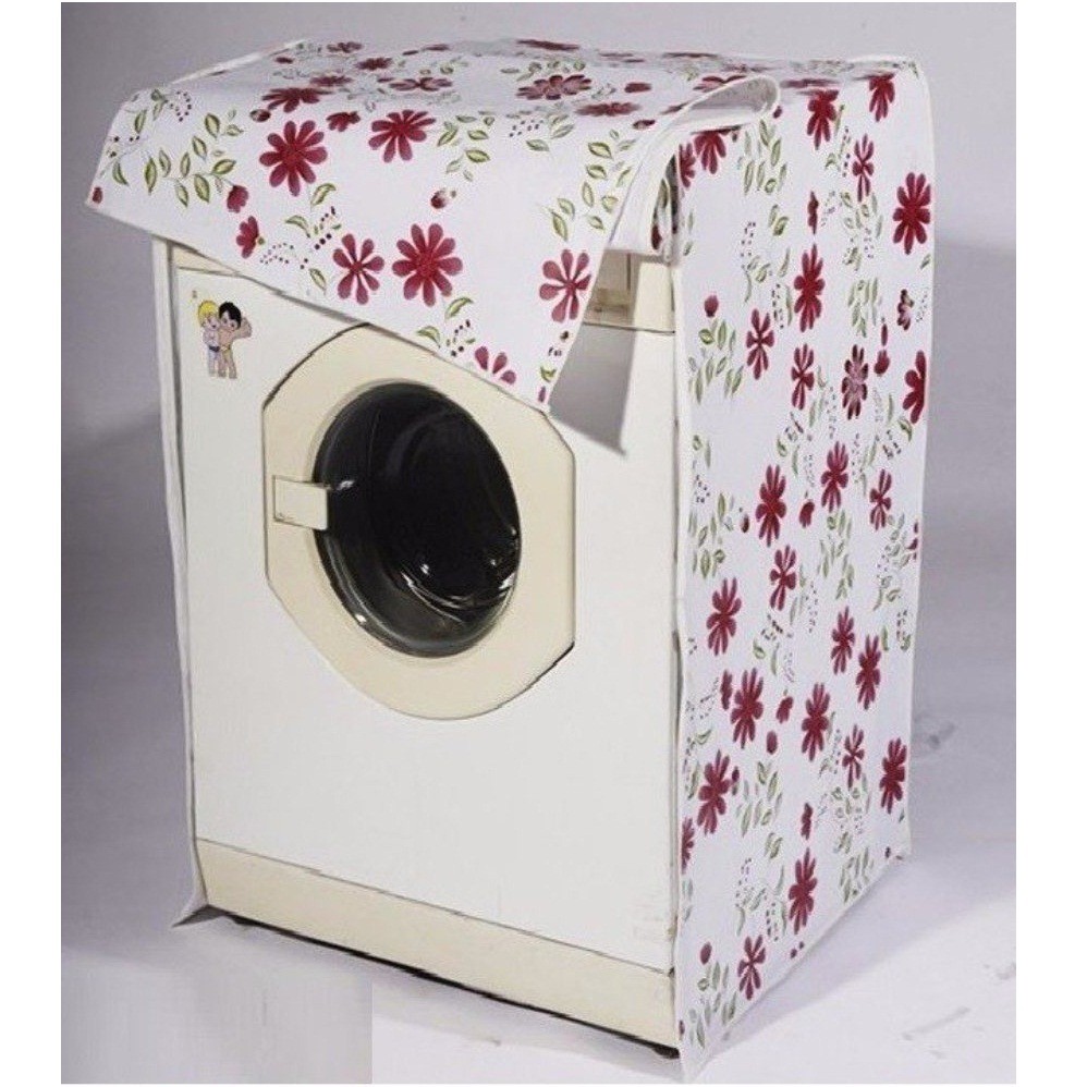 Bọc máy giặt cửa ngang có hoa văn - Sevenmart