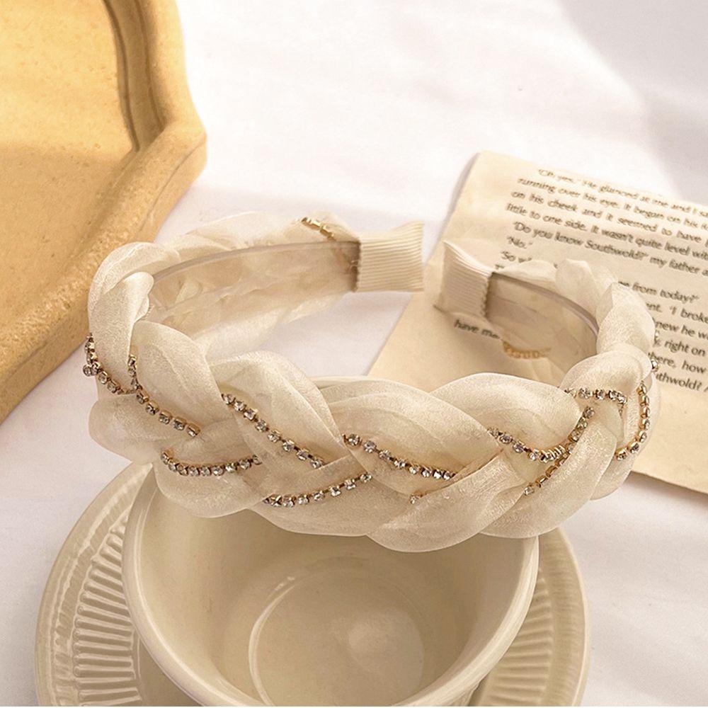 OSIER1 Băng Đô Ren Xoắn Thời Trang