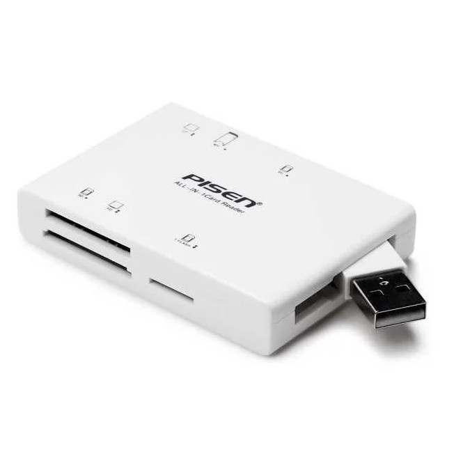 ĐẦU ĐỌC THẺ PISEN ALL IN ONE USB 2.0