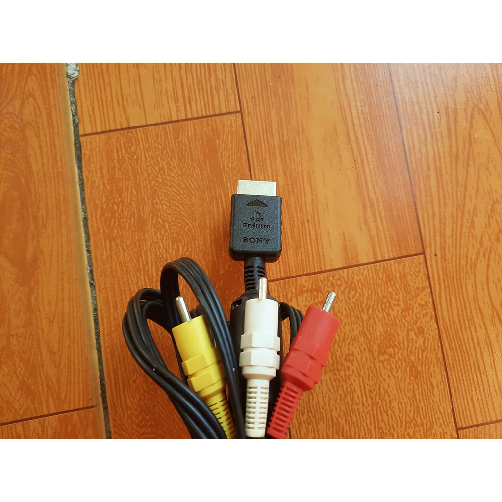 Dây AV cho máy game PS1-PS2 nguyên zin