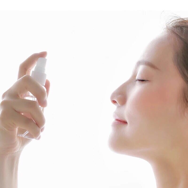 Bình rỗng đựng mỹ phẩm bằng nhựa trong suốt dạng xịt tiện dụng